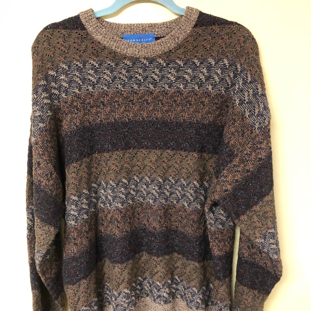 3/$20 Cozy Brown Patterned Sweater